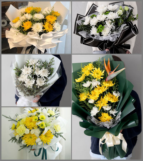 福建龙岩永定区高陂镇白事花束代送